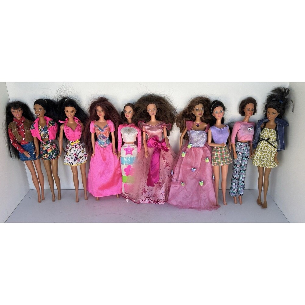 Vintage Barbie Teresa Christie Doll Lot of 10 Mattel 1990s 2000s Dolls Clothes